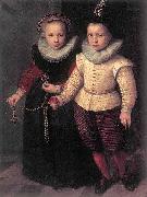 Cornelis Ketel Double Portrait of a Brother and Sister china oil painting artist